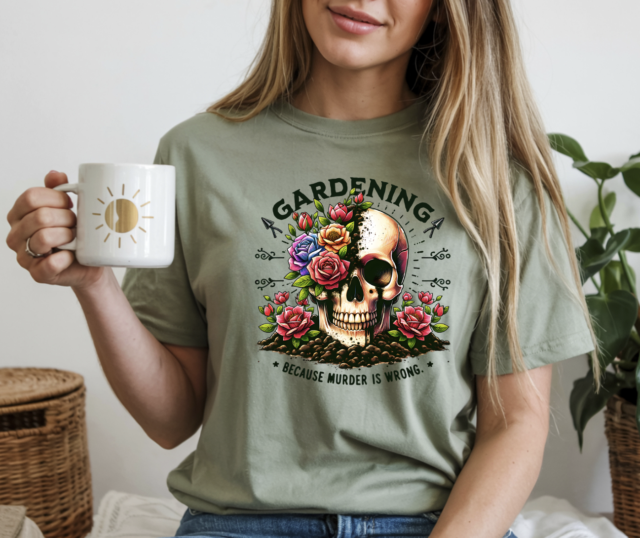 Gardening, because murder is wrong