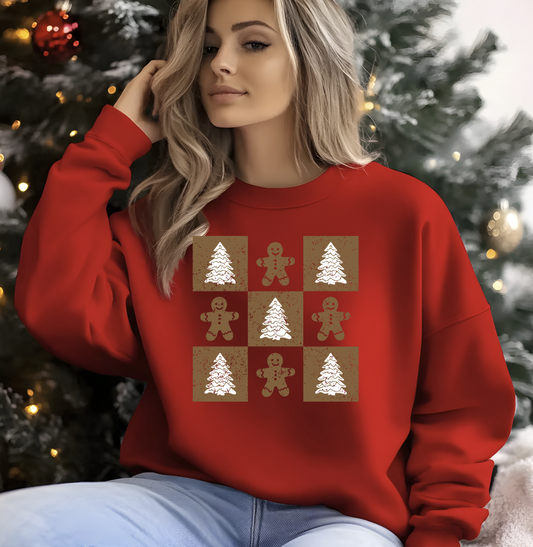 Gingerbread Christmas DTF transfer