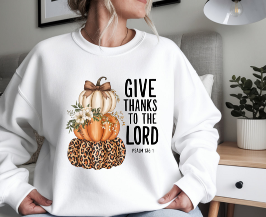 Give thanks to the Lord