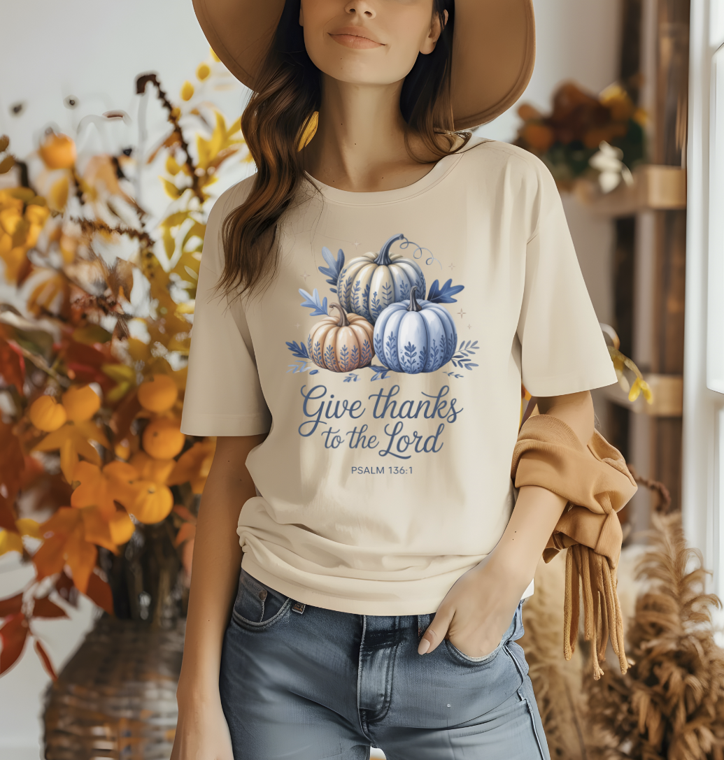 Give Thanks to the Lord pumpkins