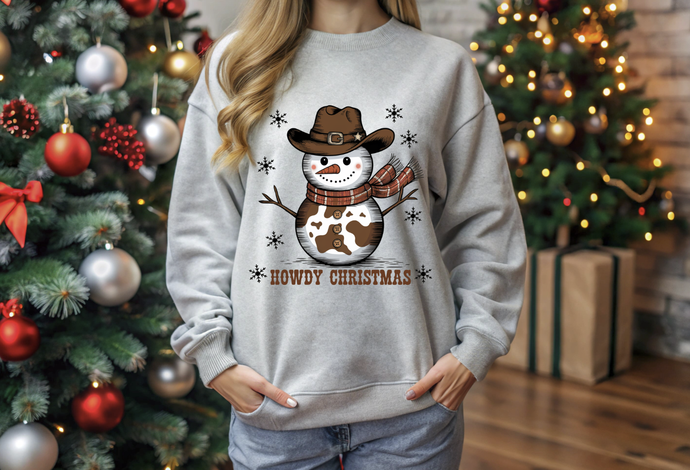 Howdy Christmas Snowman
