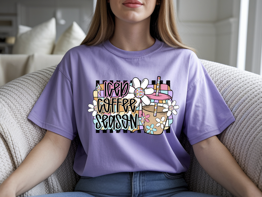Iced Coffee Season DTF Transfer