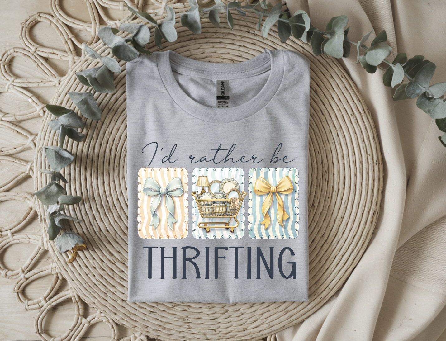 I'd Rather be Thrifting DTF Transfer