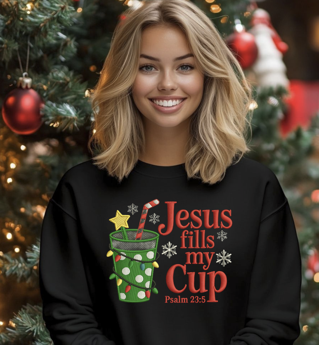 Jesus Fills my Cup DTF transfer