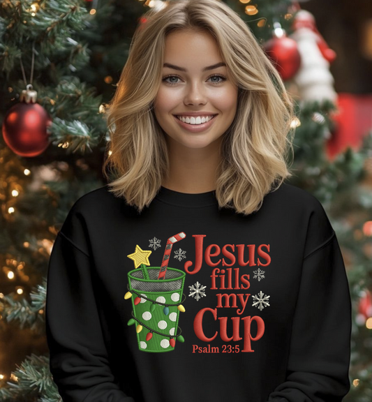 Jesus Fills my Cup DTF transfer