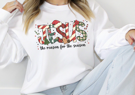 Jesus is the reason for the season DTF Transfer