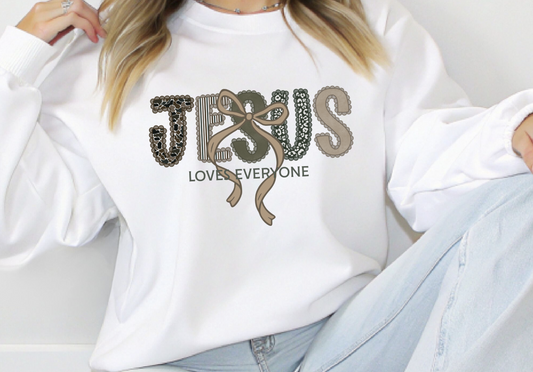 Jesus Loves Everyone DTF Transfer