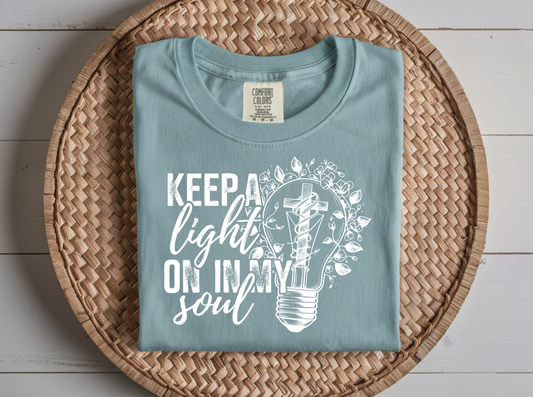 Keep a light on in my soul DTF Transfer