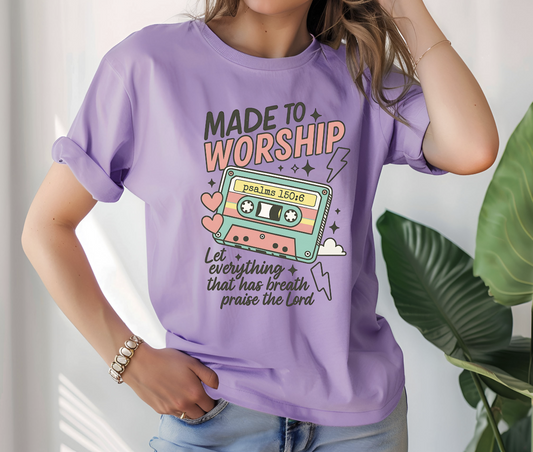 Made to worship DTF Transfer