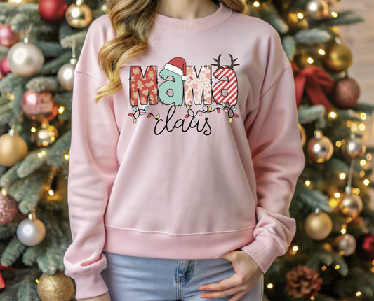 DTF transfer Mama Clause