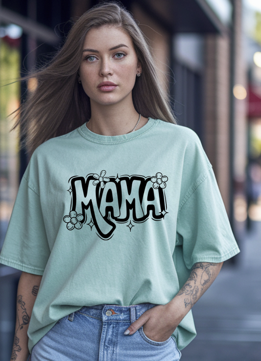 Floral Mama DTF Transfer