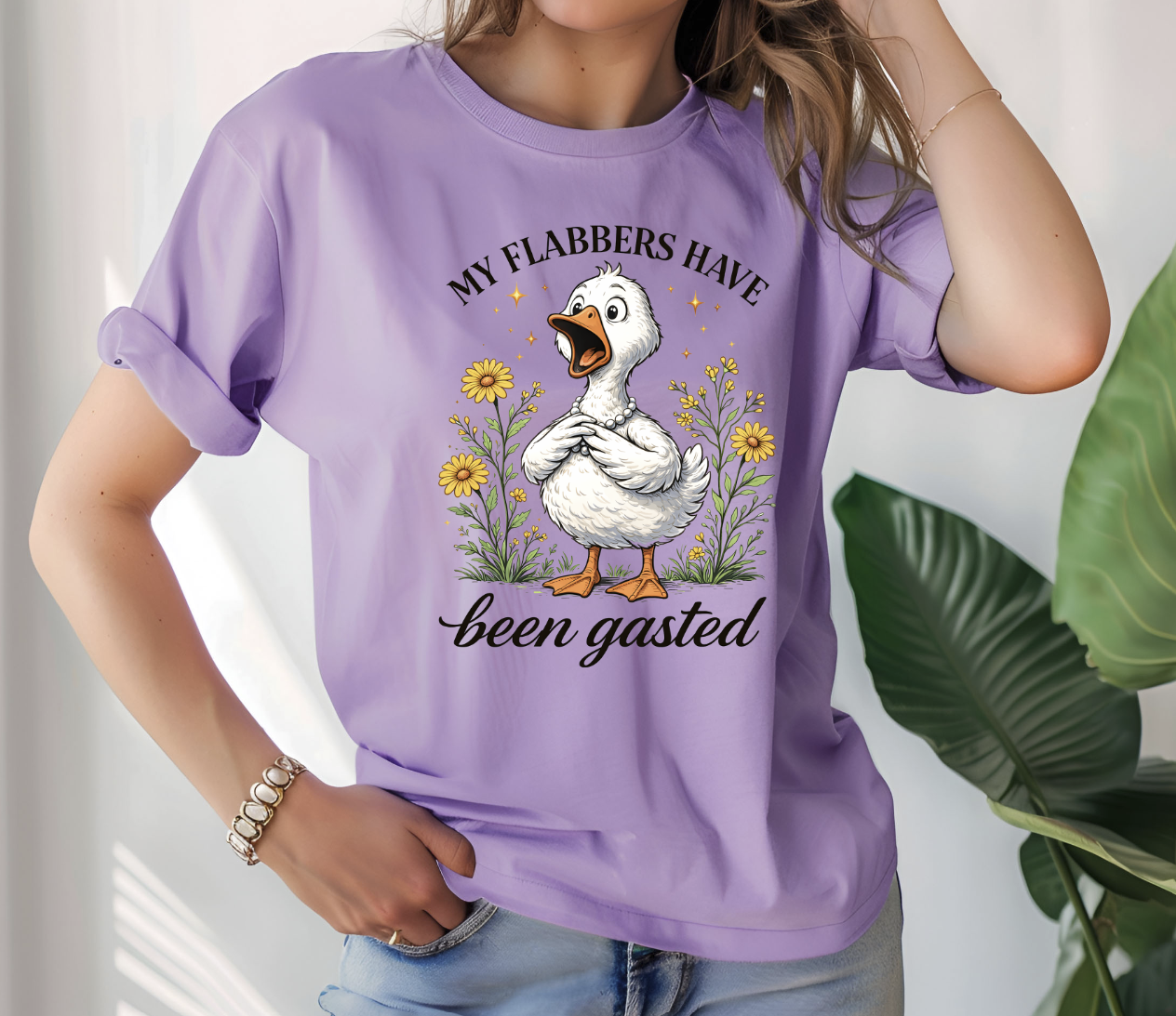 My Flabbers have been Gasted Goose DTF Transfer