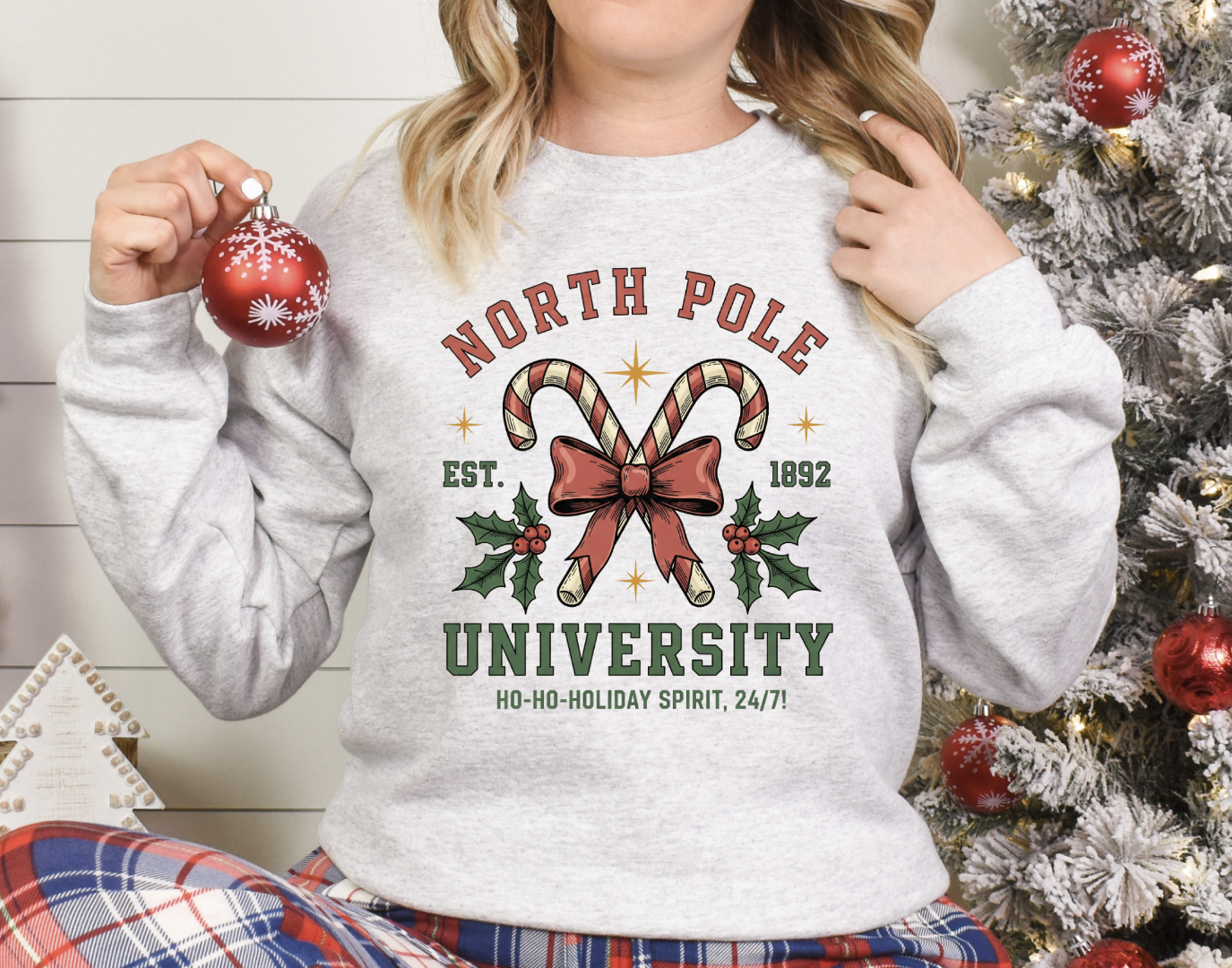 North Pole University DTF Transfer