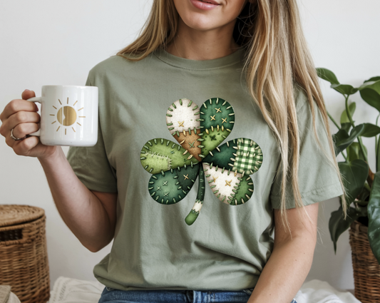 St Patrick's Day Patch Clover DTF Transfer