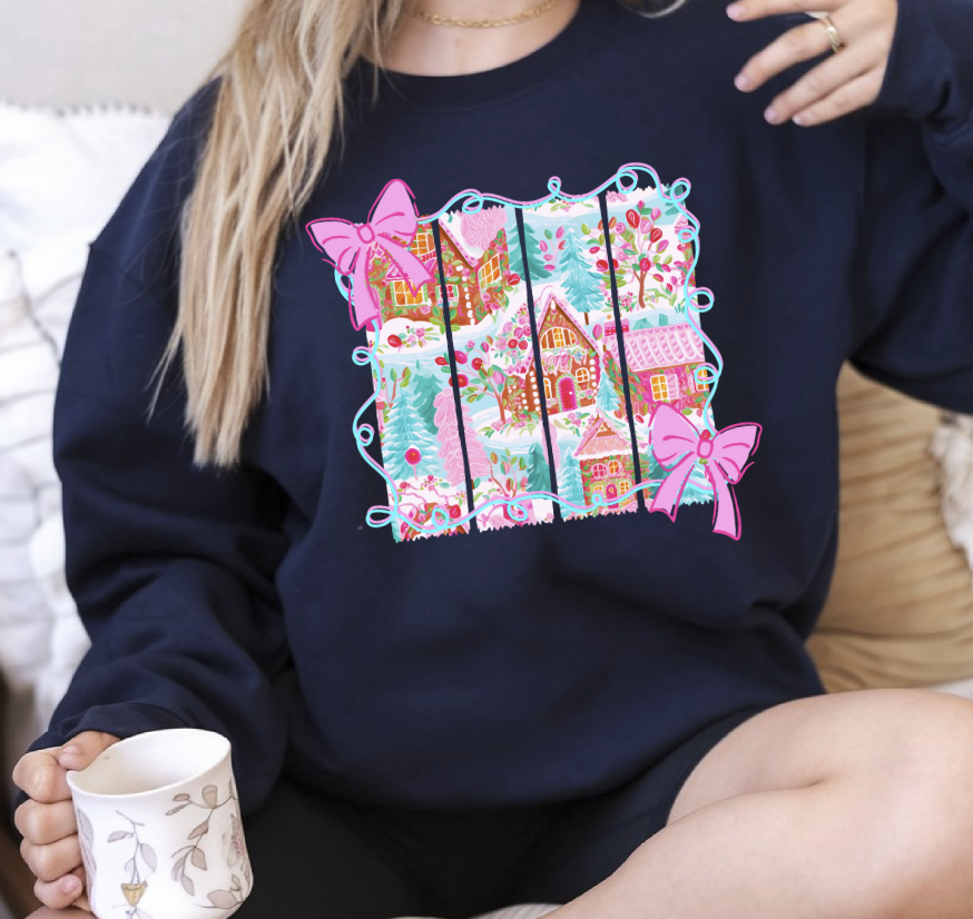 DTF transfer Preppy Christmas