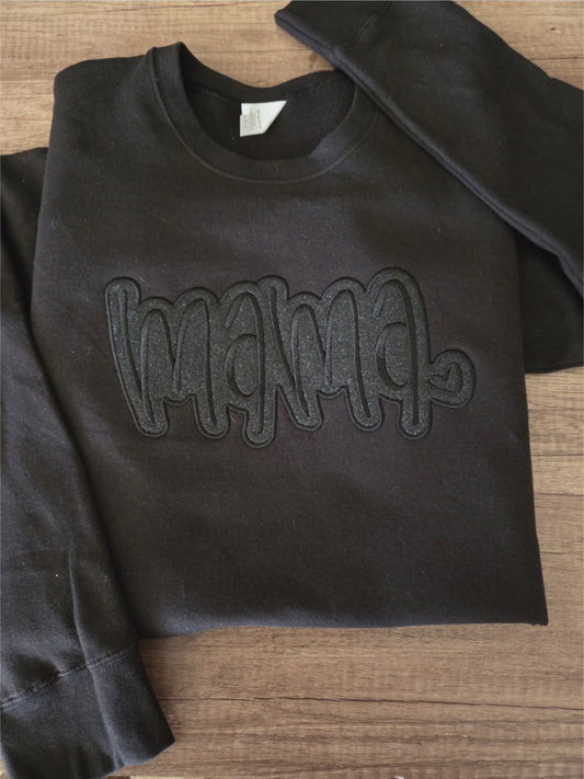 Mama Glitter Embroidery