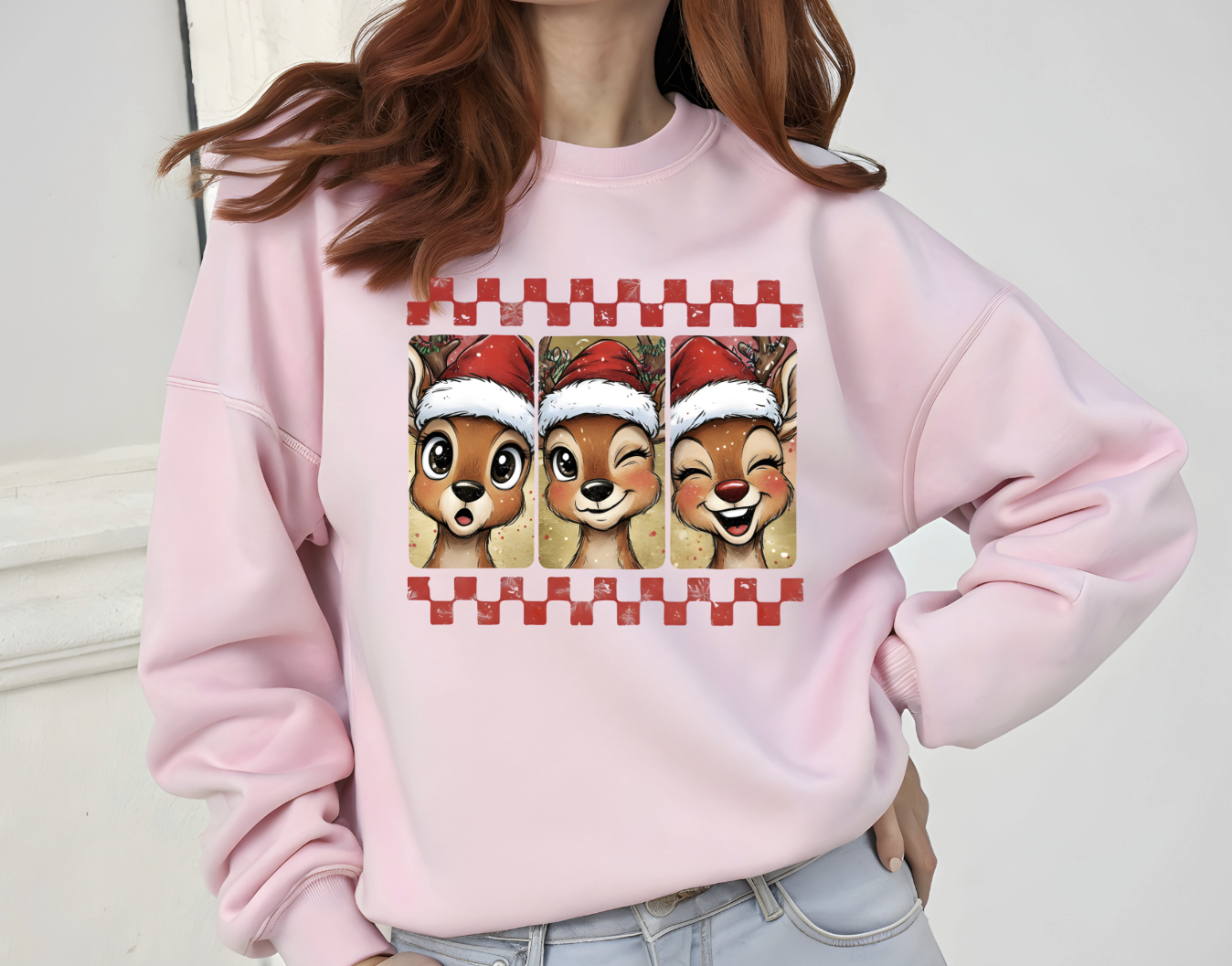 Christmas Reindeer DTF Transfer