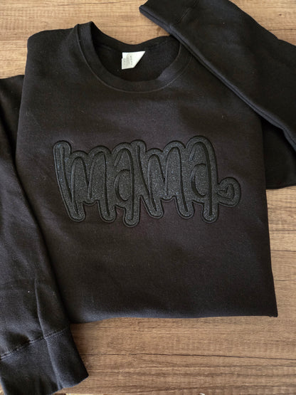 Mama Glitter Embroidery