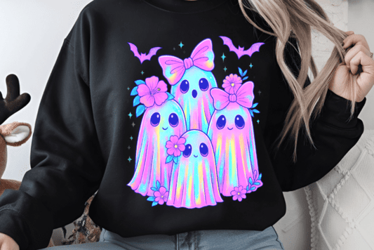 Iridescent Ghost Coquette Halloween