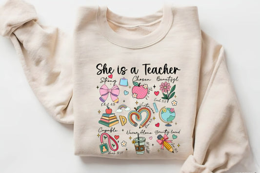 She is a teacher