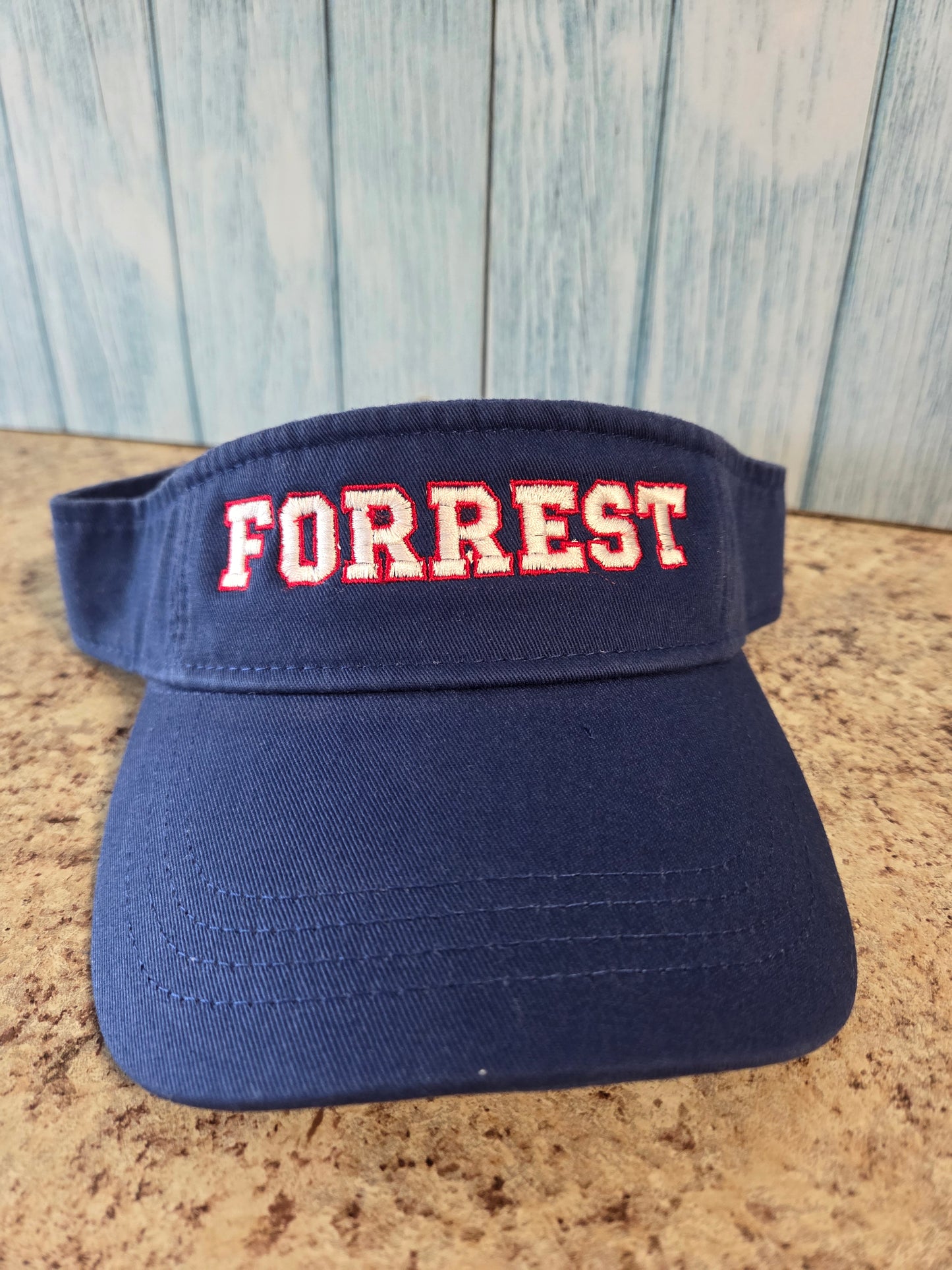 Forrest embroidered visor