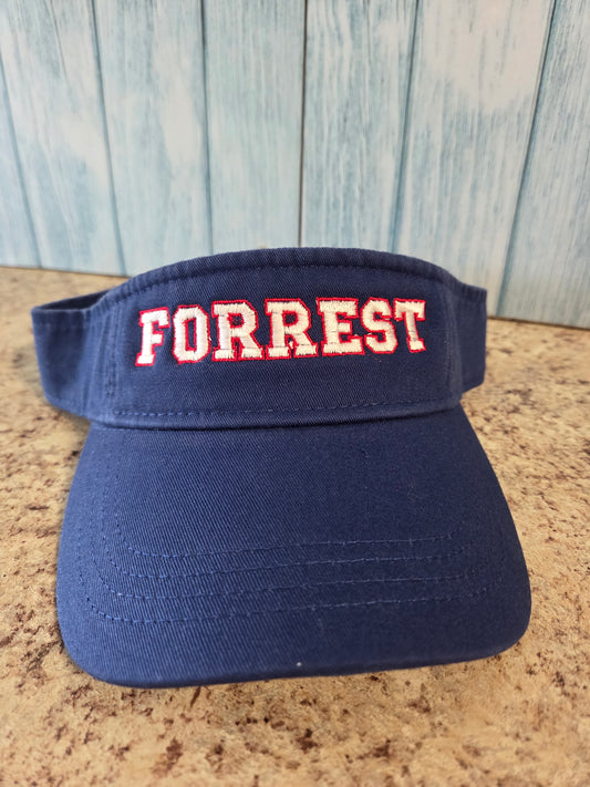 Forrest embroidered visor