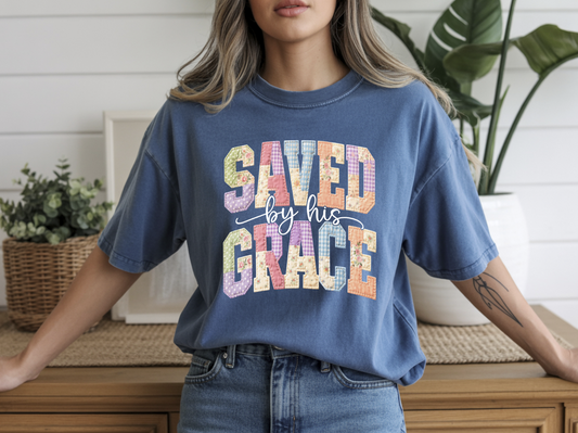 Saved by Grace DTF Transfer