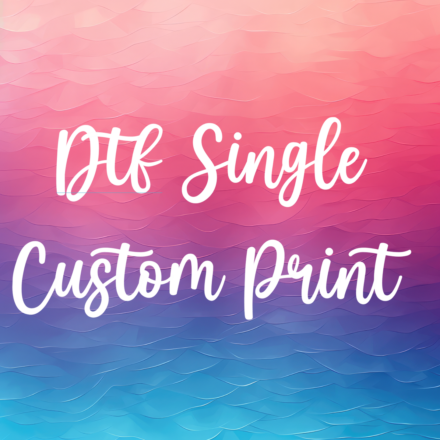 Custom Single DTF Transfer