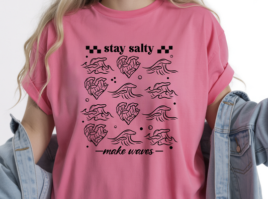 Stay Salty Make Waves DTF Transfer