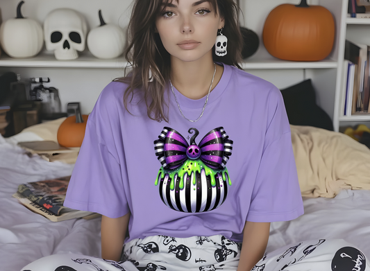 Stripped Halloween pumpkin