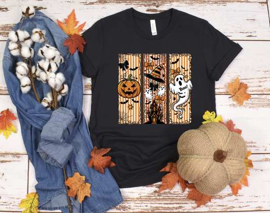 Halloween Coquette Stripes