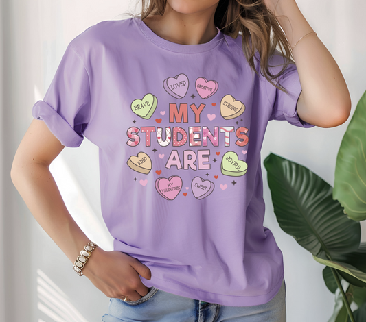 Teacher Valentine DTF Transfer – Ready to Press