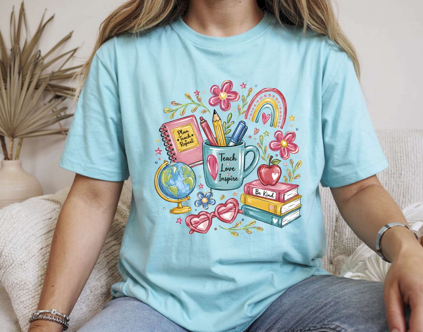 Teach love Inspire DTF Transfer