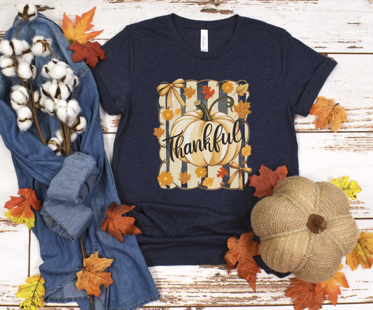Thankful Pumpkin DTF transfer