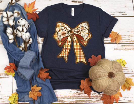 DTF transfer Thanksgiving Coquette Bow