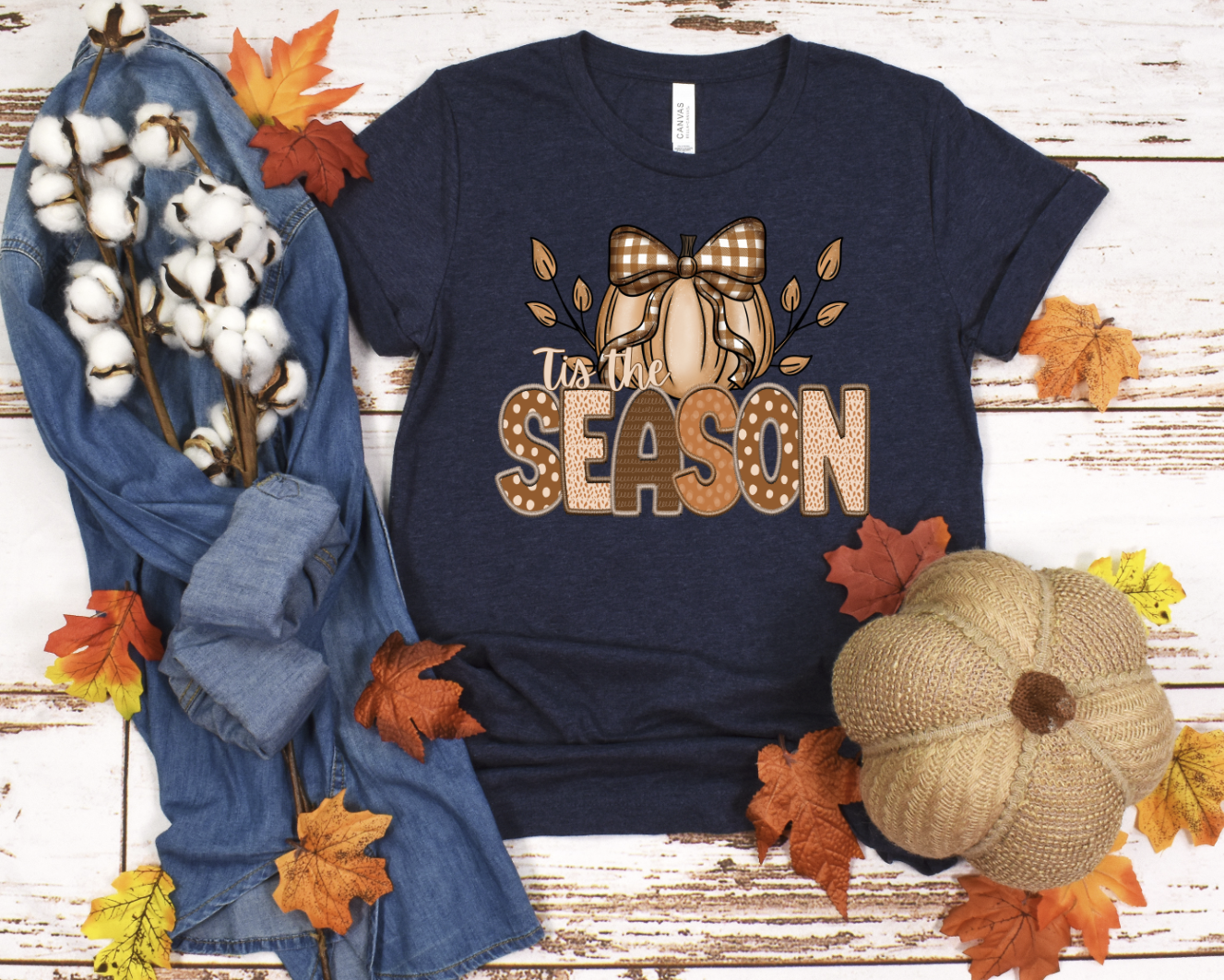 Tis the Season Pumpkin DTF Transfer