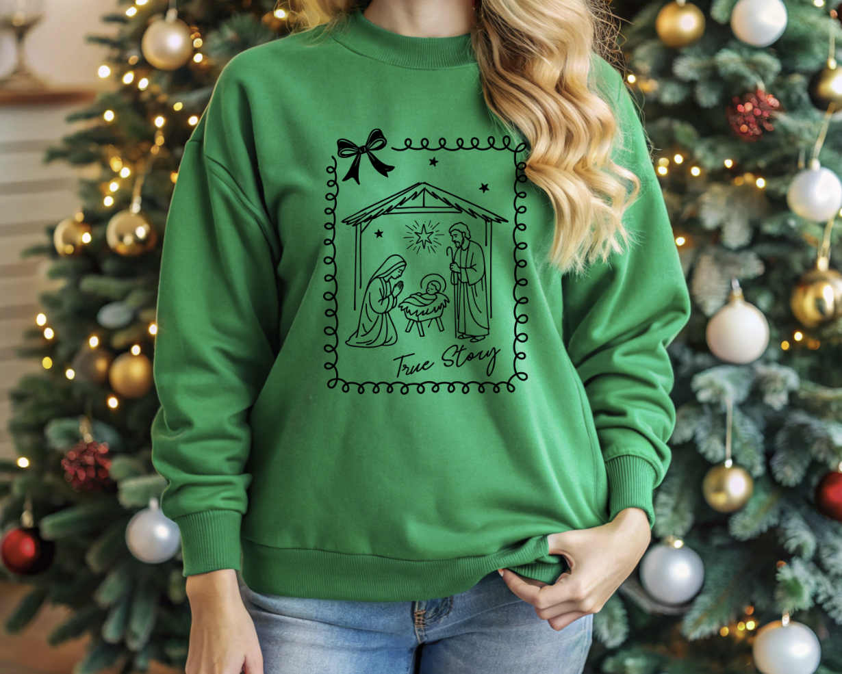 True Story Nativity DTF Transfer