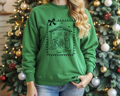 True Story Nativity DTF Transfer