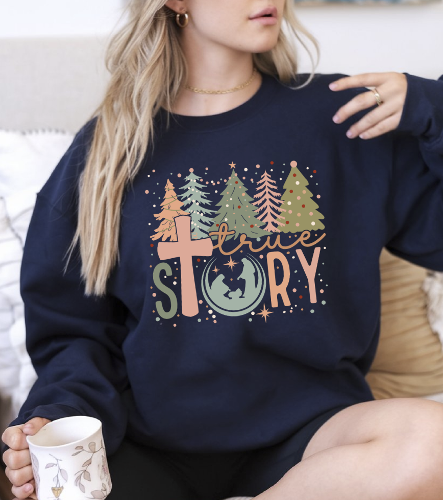 True Story Christmas Nativity DTF Transfer