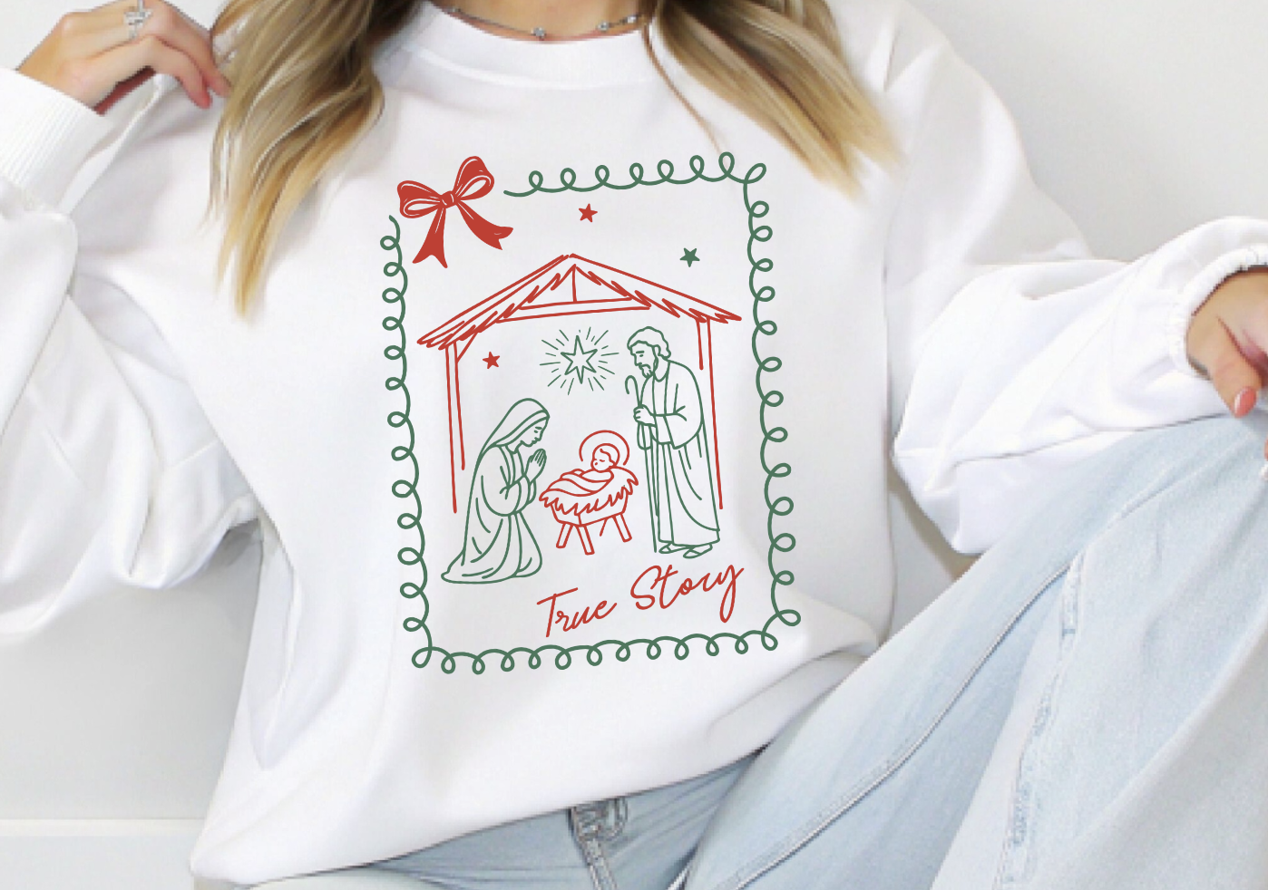 True Story Nativity DTF Transfer