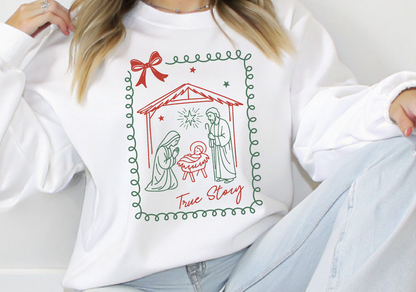 True Story Nativity DTF Transfer