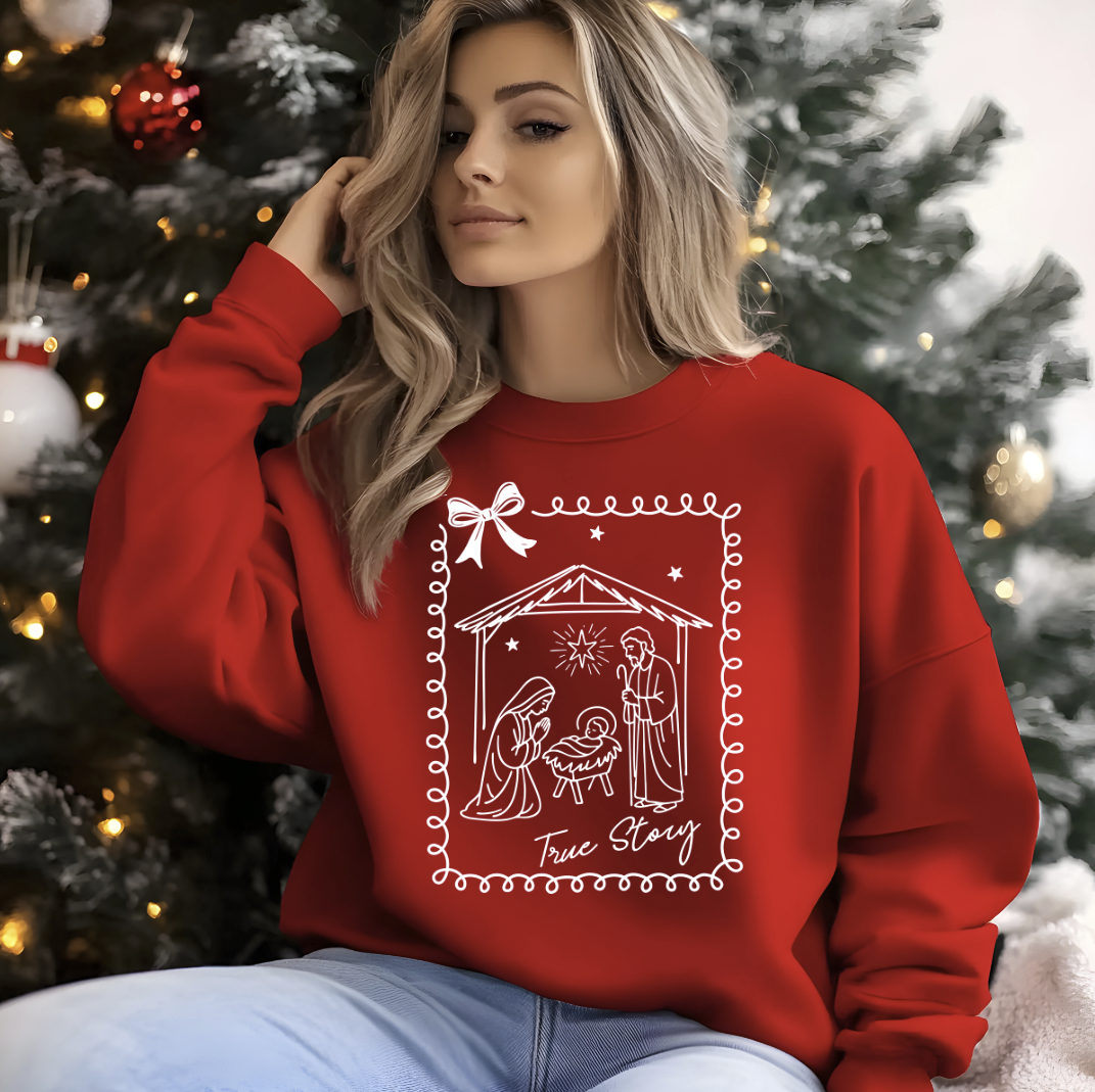 True Story Nativity DTF Transfer