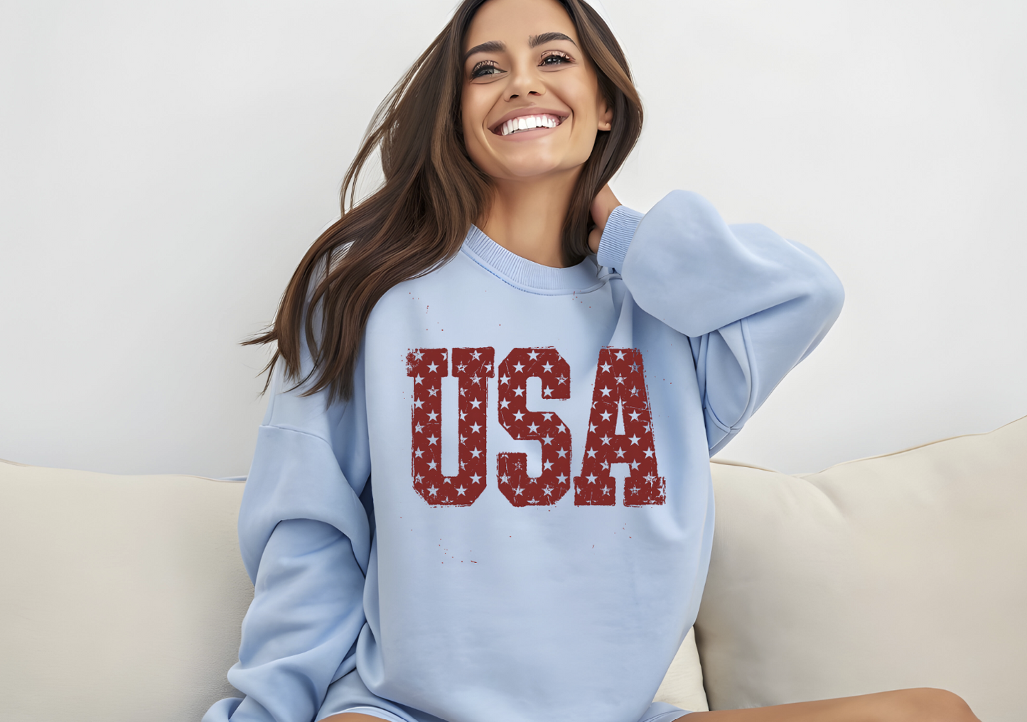 USA Stars DTF Transfer